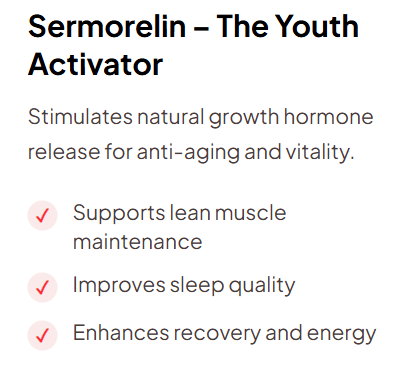 Sermorelin – The Youth Activator